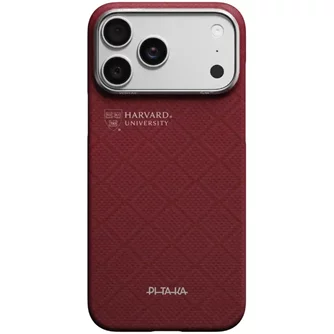 Чехол PITAKA iPhone 17 Pro Max Harvard Crimson