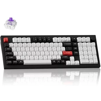 Tastură gaming magnetică Keychron Q5 HE QMK Carbon Black