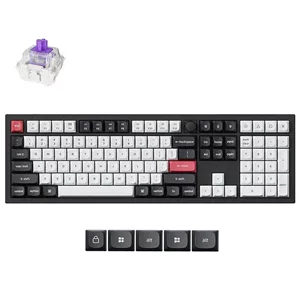 Image Tastatură Keychron Q6 HE Q6H-M1 Carbon Black