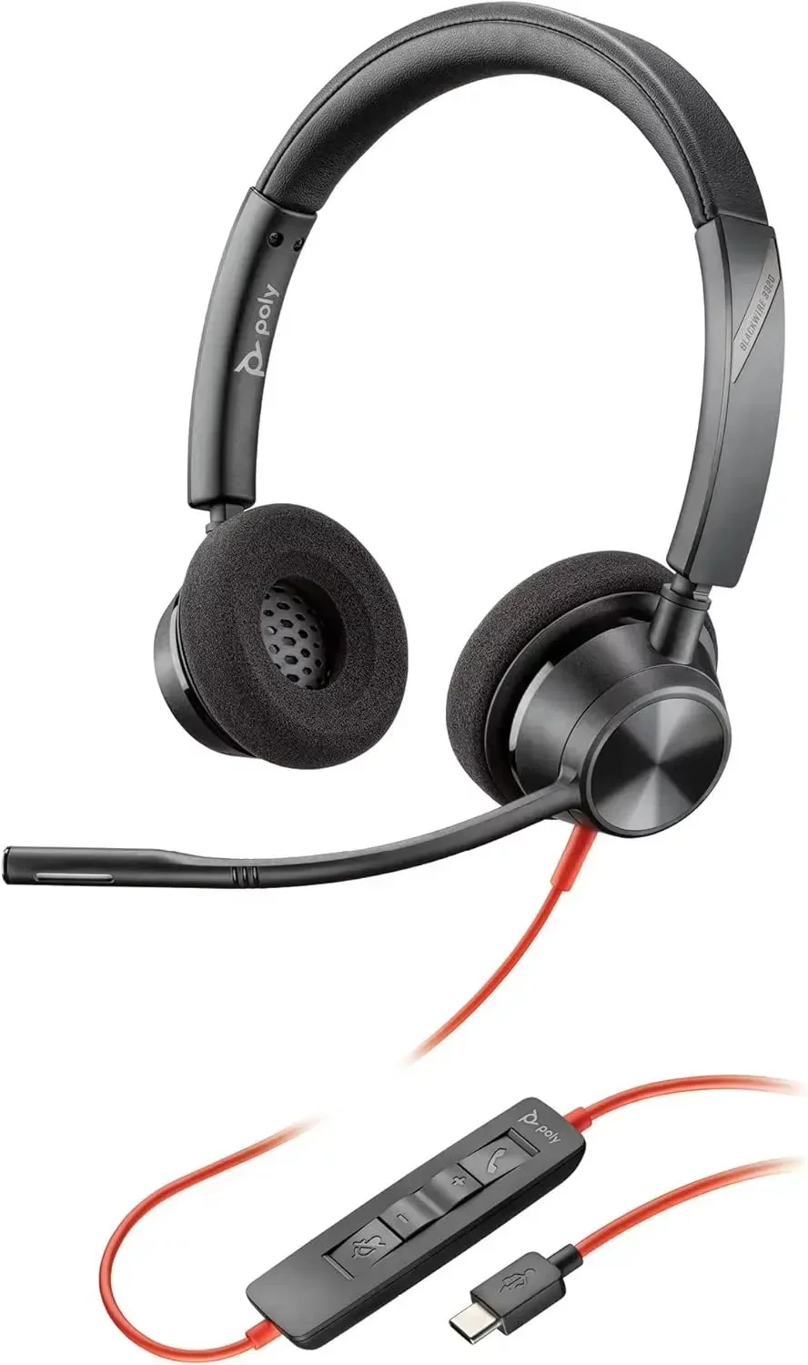 Cască Poly Blackwire 3320