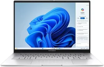 Laptop ASUS ZenBook 14 OLED Touchscreen UX3405CA (Core Ultra 5 225H,16GB, 512GB, No OS) Silver