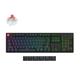 Tastatură fără fir Keychron K10 Version2 QMK Black