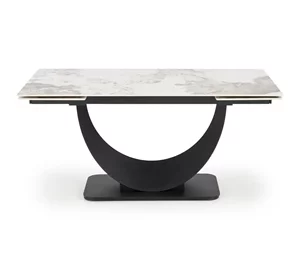 Image Стол для кухни HALMAR FERNANDO White Marble/Black
