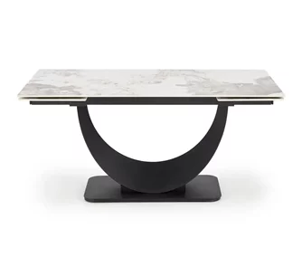 Стол для кухни HALMAR FERNANDO White Marble/Black