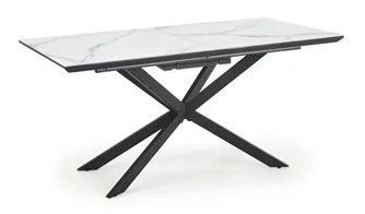 Стол для кухни HALMAR DIESEL White Marble/Black