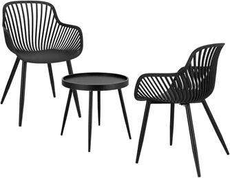 Set de mobilier de grădină Jumi OM-614345 Black