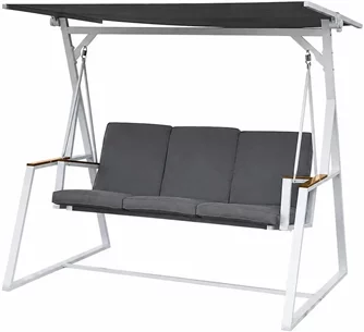 Садовые качели Jumi OM-318878 White/Dark Grey