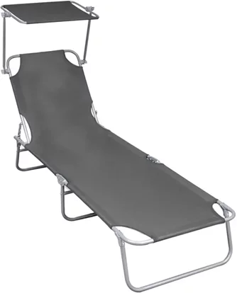 Шезлонг Jumi OM-282124 Grey