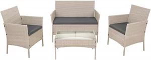 Image Set de mobilier de grădină Gardlov 26909 Beige/Grey