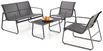 Комплект садовой мебели Halmar Conor Dark Grey/Light Grey