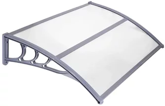 Маркиза Springos Polyroof HA7477 Transparent/Grey