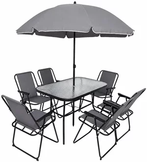 Image Комплект садовой мебели Lean 29485 Grey/Transparent