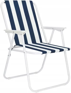 Image Складной стул Springos Malaga GC0050 White/Blue
