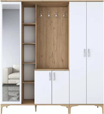 Antreu Mirage Meble EA129 Walnut/White