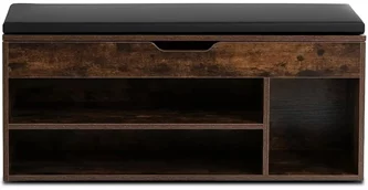 Bancheta Mebel Elite Alec 100cm Rustic Oak/Black