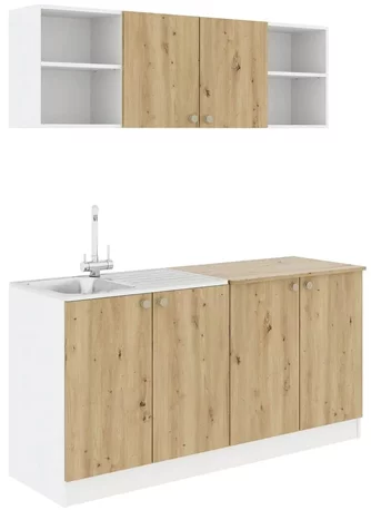 Кухня Haaus Sena 1.6м (Artisan Oak/White)