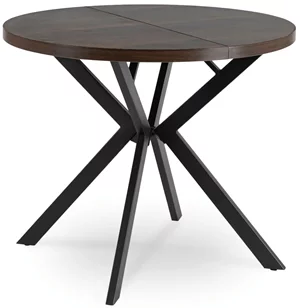 Image Стол раскладной Mebel Elite Lugo 90-190 (Walnut/Back)