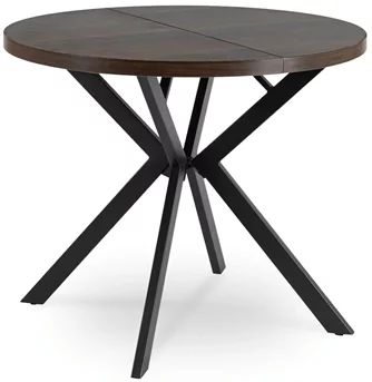 Стол раскладной Mebel Elite Lugo 90-190 (Walnut/Back)