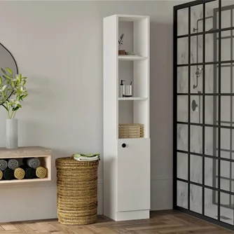 Etajera Mirage Meble Trend 30x170x30 White