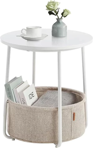 Image Журнальный столик Vasagle LET223W10 (White/Camel)