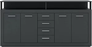 Image Тумба Mebel Elite Blago 190cm Anthracite
