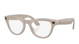 Умные очки Ray-Ban Meta Skyler Shiny Chalky Gray Frame, Transitions Sapphire RW4014 Gen 2