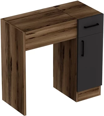 Туалетный столик Mirage Meble Inci Light Walnut/Anthracite