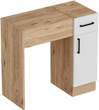 Туалетный столик Mirage Meble Inci Atlantic Pine/White