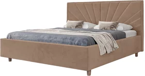 Image Кровать Confort Sunny Modern 160x200 Velluto 03 Mika/Walnut