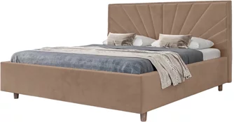 Кровать Confort Sunny Modern 160x200 Velluto 03 Mika/Walnut