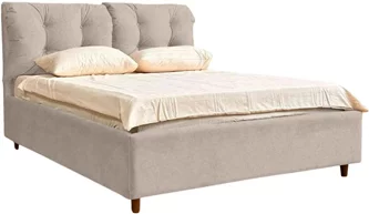 Кровать Confort Adele Modern 160x200сm Glow 03 Fossil/Walnut