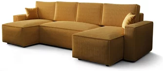 Canapea în formă de U Space Meble Ambro U Poso 01, Yellow Honey