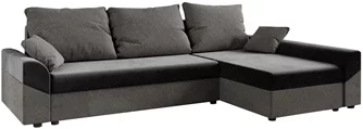 Canapea de colt Space Meble Denver L Sawana 05/Sawana 21 (Gray/Dark Gray)