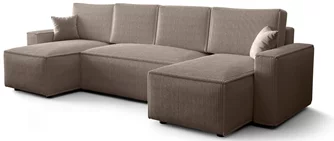 Canapea în formă de U Space Meble Ambro U Poso 02, Dark Beige