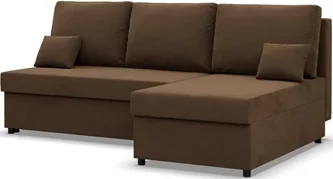 Canapea colț Magnifico Meble Kemi Bonell Mikrofaza 20, Brown