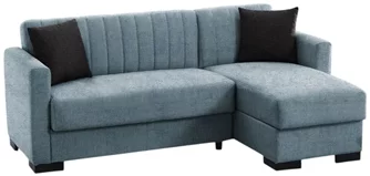 Canapea colț Fabulous Oskar 51-100, Gray-Blue