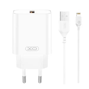 Image Încărcător XO CE33 + cablu Lightning, White
