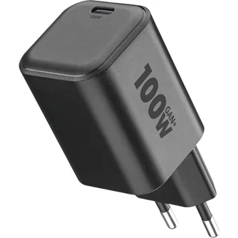 Încărcător Cellularline GAN, 100W, Black