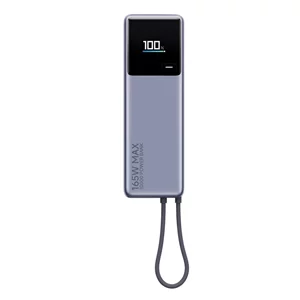 Image Внешний аккумулятор Xiaomi 10000 mah (Integrated Cable) 165W, Gray