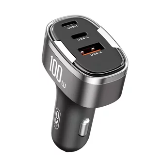 Încărcător auto XO CC61, 100W, Black