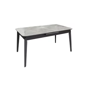 Image Masă Ravena 160/200x90x76cm Ceramic Italy Light Grey