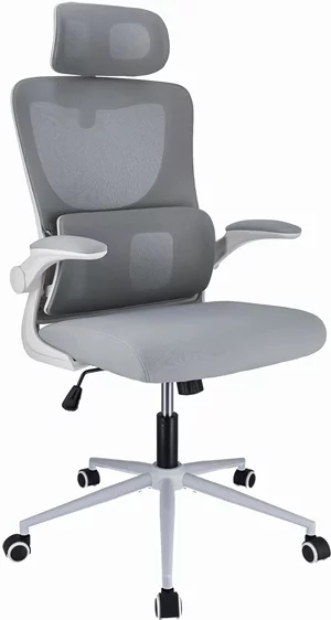 Image Fotoliu de birou Jumi Zeo CM-249875, Grey/White