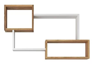 Image Полка Bratex Trio 005, Wotan Oak/White