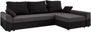 Image Canapea coltar Space Meble Mikrofaza 27/Mikrofaza 15 Gray/Black