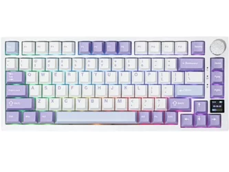 Клавиатура Ajazz AK820 PRO Purple-White-Blue