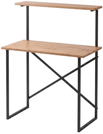 Masa de birou Bofigo Atay, Pine/Black