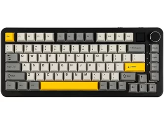 Клавиатура Ajazz AK820 MAX Plus Murad Black-Gray-Yellow
