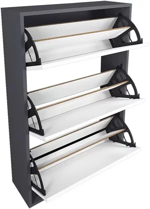 Image Dulap pentru încălțăminte Bofigo 3D Anthracite/White