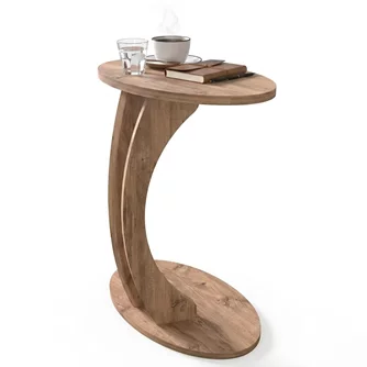 Măsuță de cafea Bofigo Ellipse Pine
