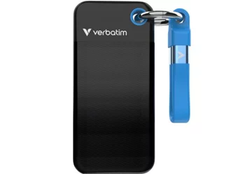 SSD extern Verbatim Pocket 256GB, Black/Blue